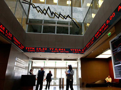 Απώλειες στο Χρηματιστήριο Αθηνών